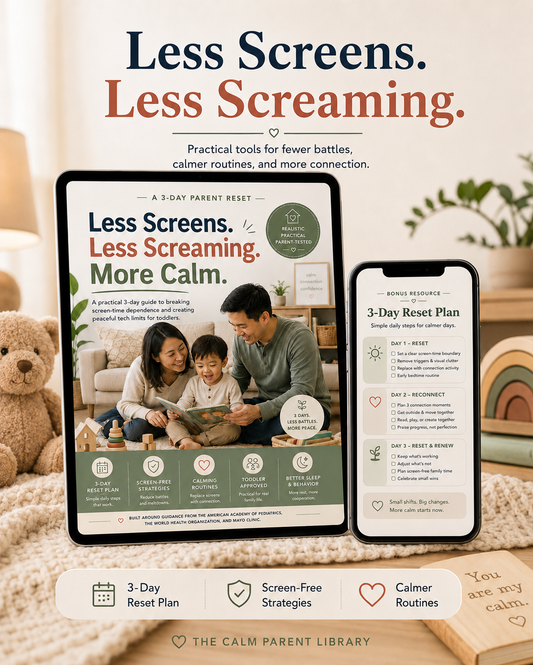 Less Screens, Less Screaming, More Calm
