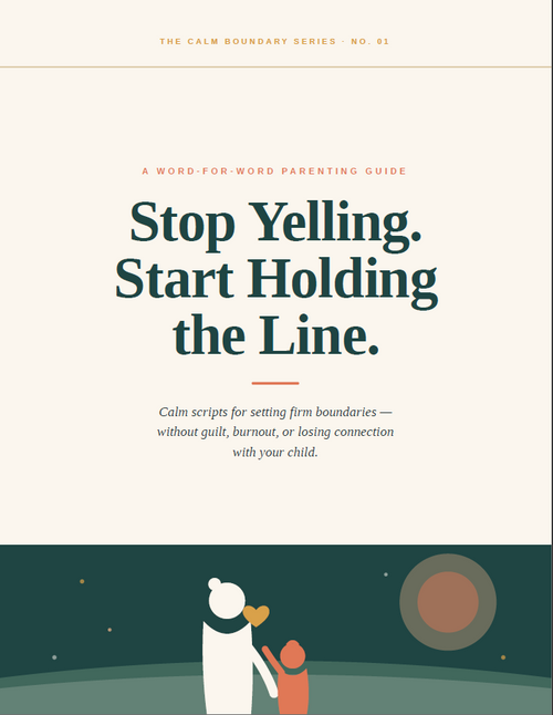 Stop Yelling and Hold the Line: Calm Scripts for Setting Firm Boundaries